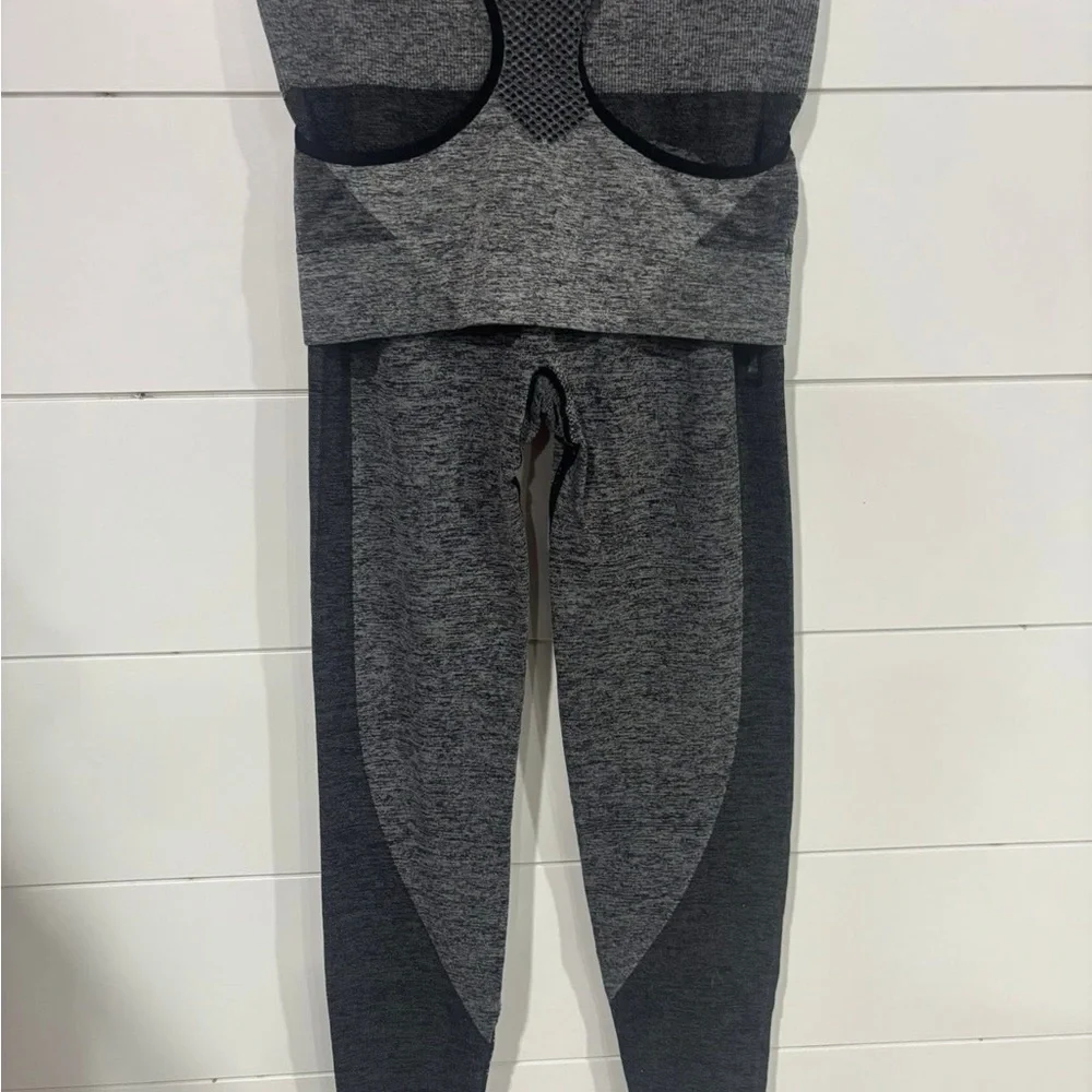 Pink Gray and Black Activewear Set - Picture 2 of 5